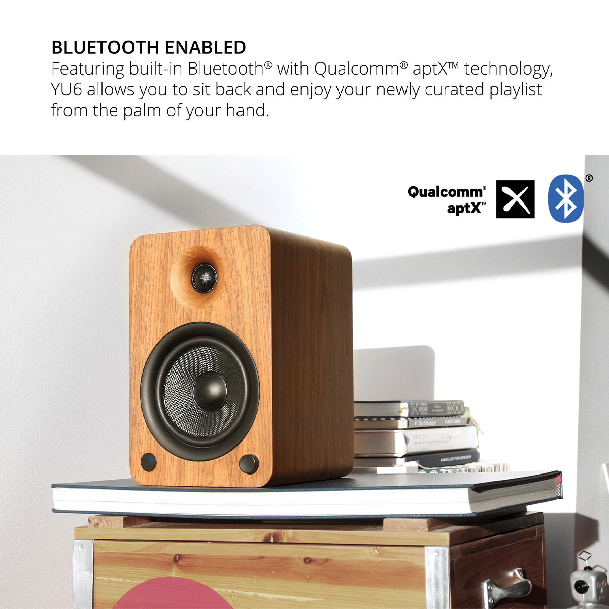 Kanto YU6 Powered Bookshelf Speakers with Built-In Bluetooth - Pair - Picture 24 of 28
