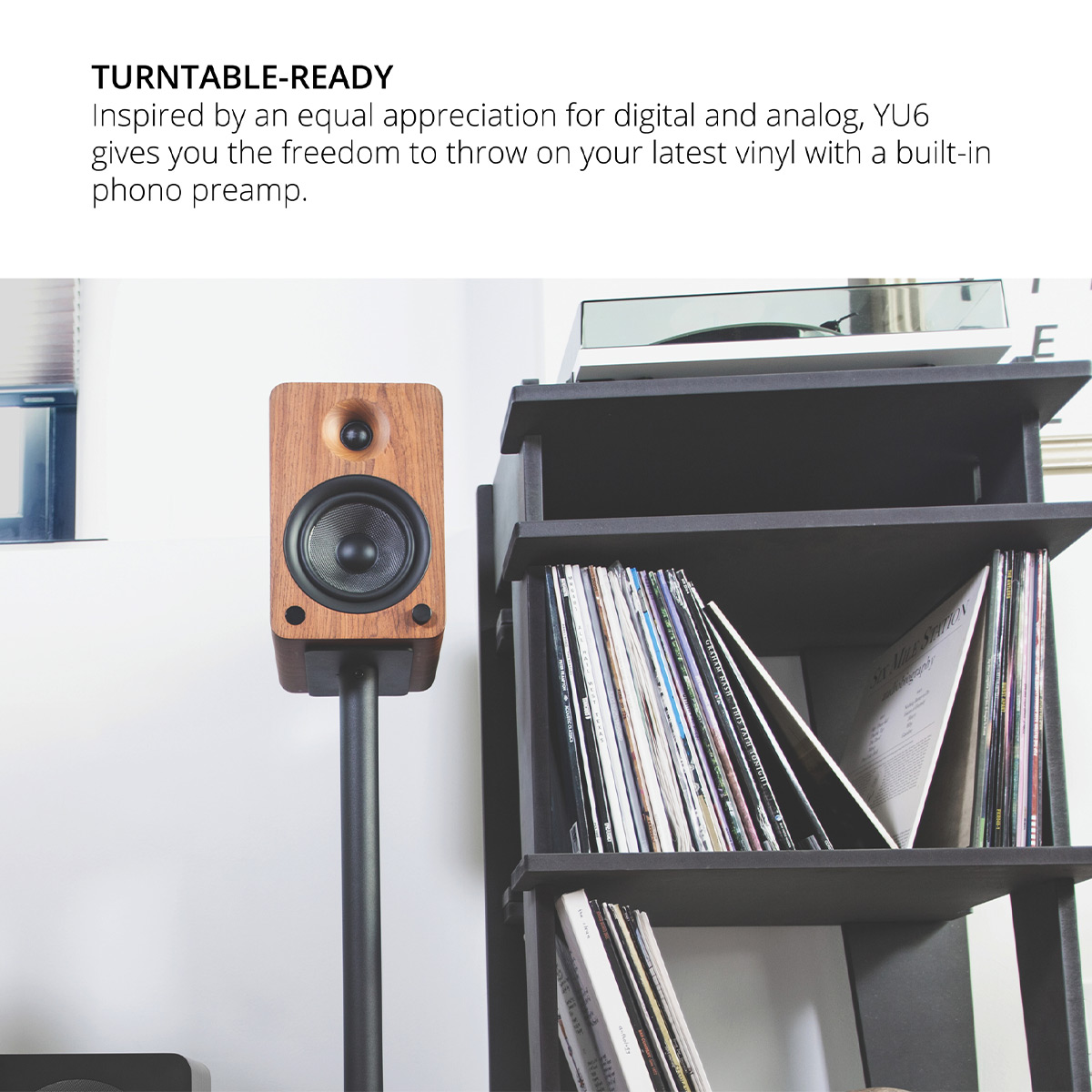 Kanto YU6 Powered Bookshelf Speakers with Built-In Bluetooth - Pair - Picture 25 of 28