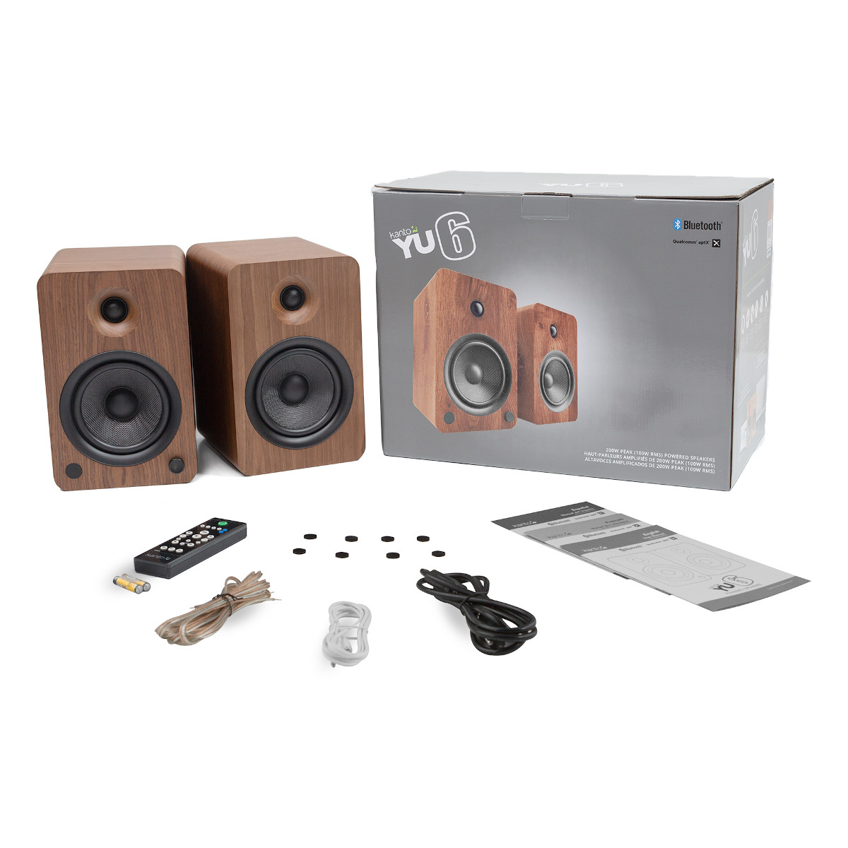Kanto YU6 Powered Bookshelf Speakers with Built-In Bluetooth - Pair - Picture 28 of 28
