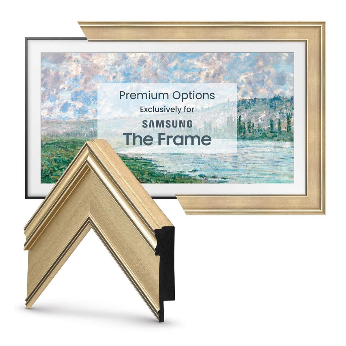 Deco TV Frames 43" Customizable Frame for Samsung The Frame TV 2021-2023