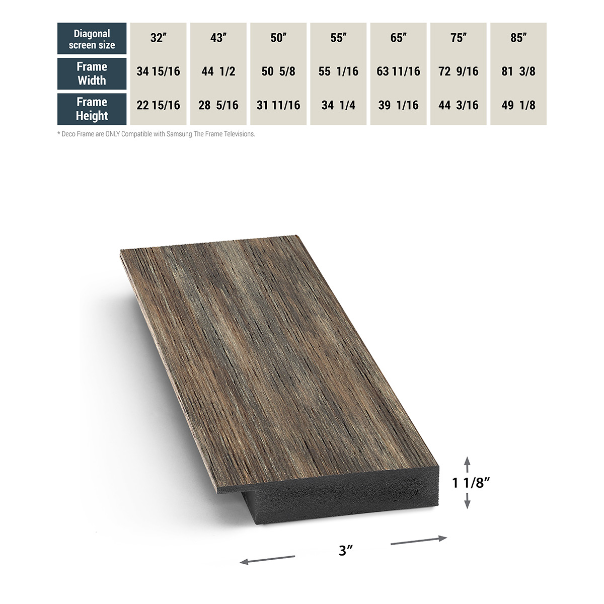 Deco TV Frames 32" Frame For Samsung The Frame TV 2021-2024