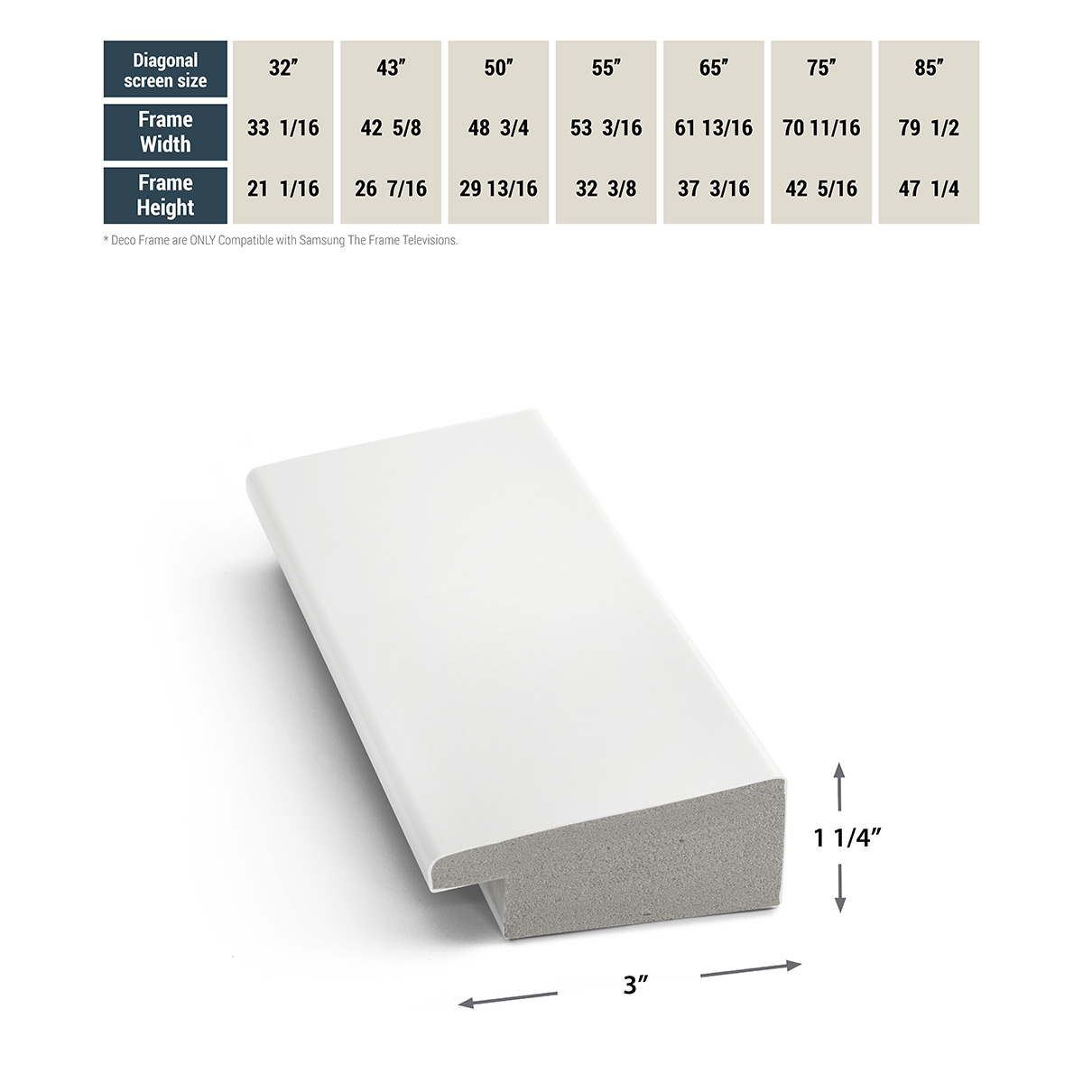 Deco TV Frames 32" Frame For Samsung The Frame TV 2021-2024